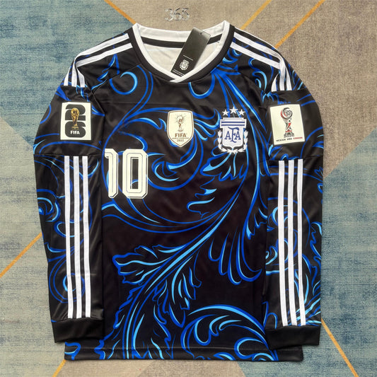2026-27 Argentina Away Numbered Long Sleeve S-4XL