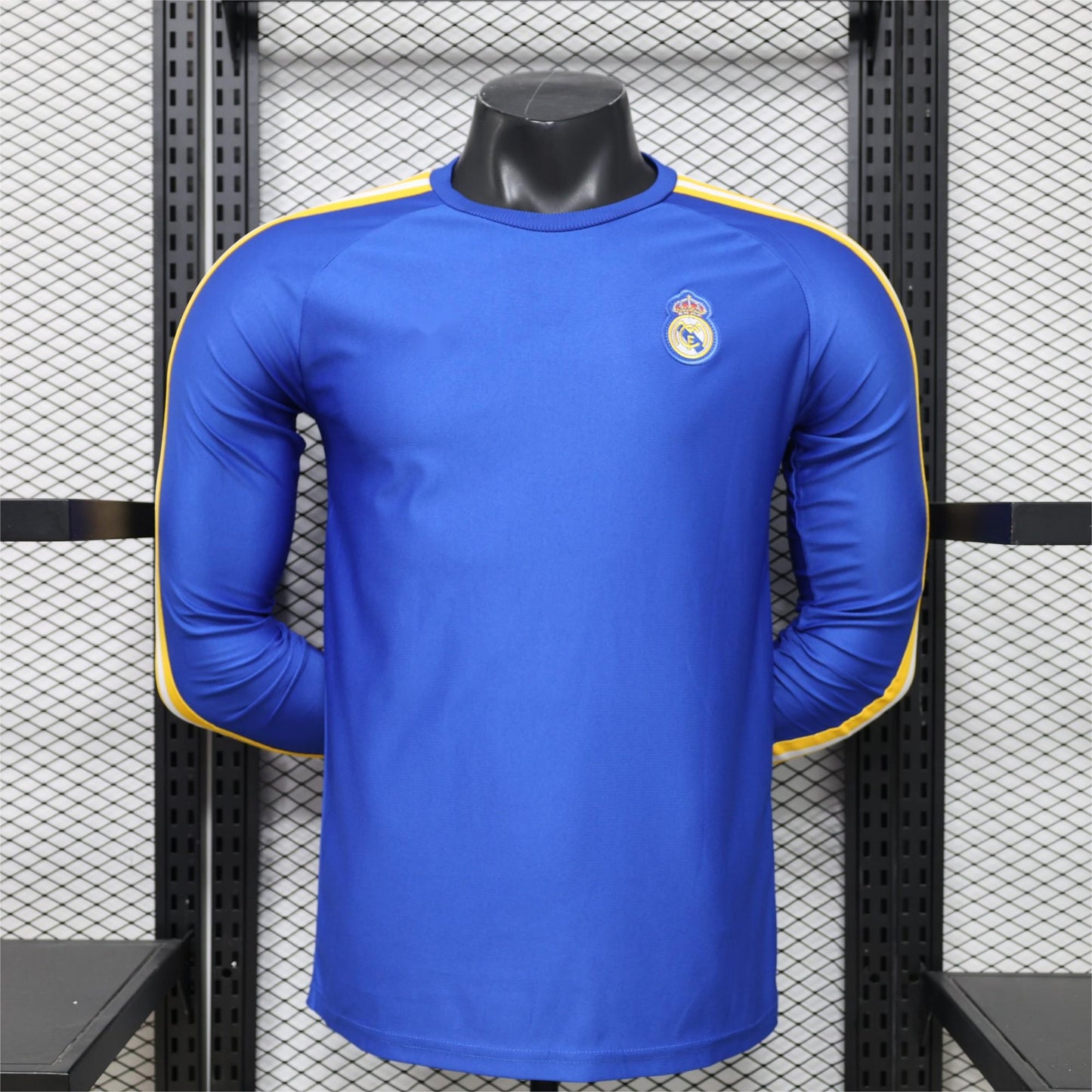 2026-27 Real Madrid Blue Casual Retro Long Sleeve Player S-3XL