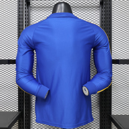 2026-27 Real Madrid Blue Casual Retro Long Sleeve Player S-3XL