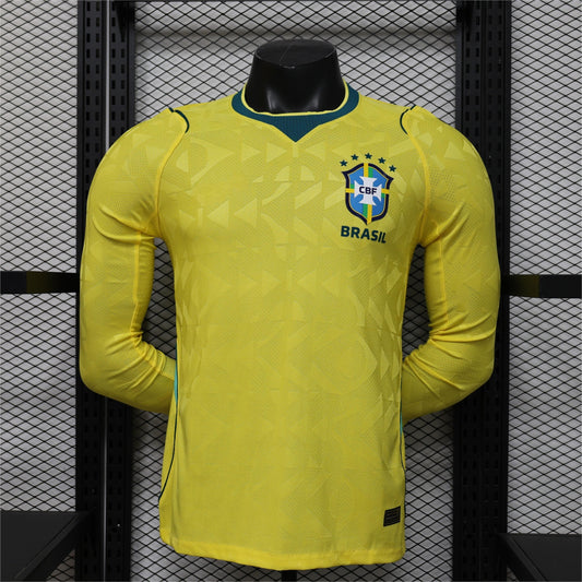 2026 Brazil World Cup Home Long Sleeve Player S-4XL