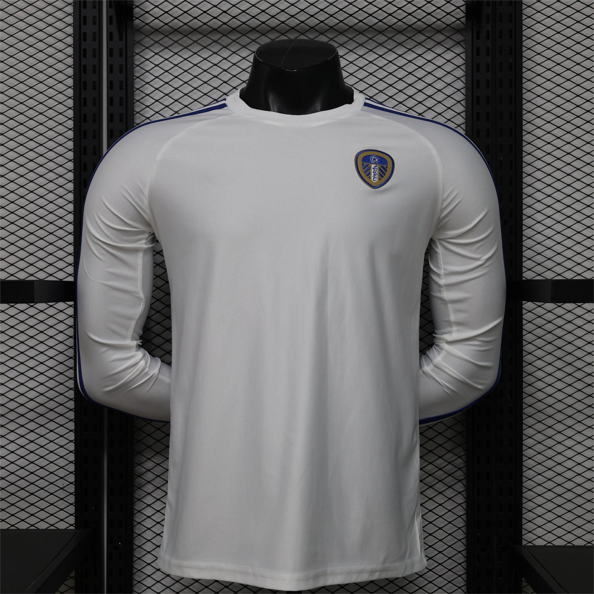 2026-27 Leeds United White Casual Retro Long Sleeve Player S-3XL