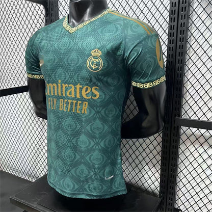 2026-27 Real Madrid Green Gold Special Edition Player S-2XL