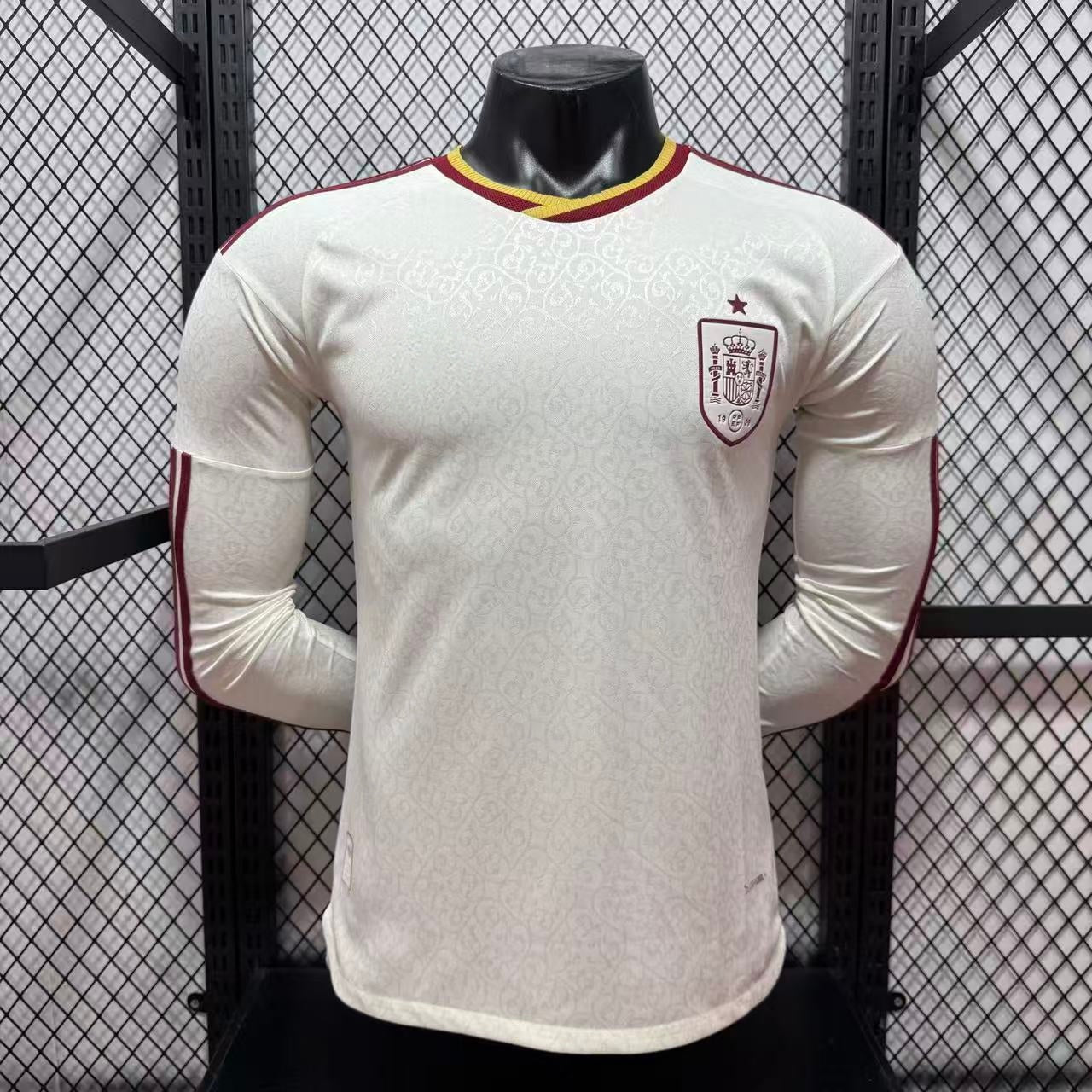 2026 Spain Away Long Sleeve Player S-3XL