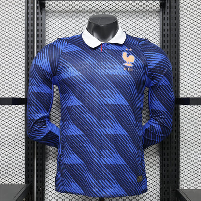 2026 France Home Long Sleeve Player S-3XL