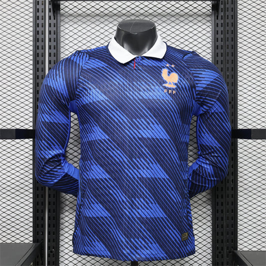 2026 France Home Long Sleeve Player S-3XL