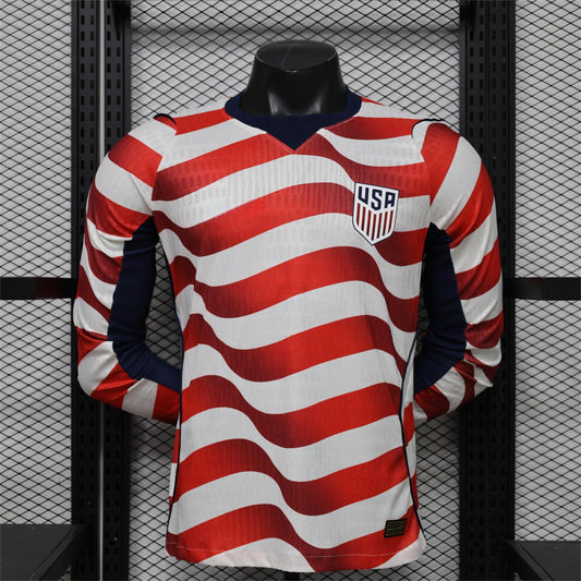 2026 USA Home Long Sleeve Player S-2XL