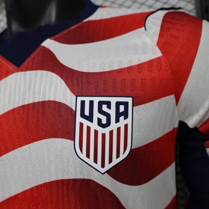 2026 USA Home Long Sleeve Player S-2XL