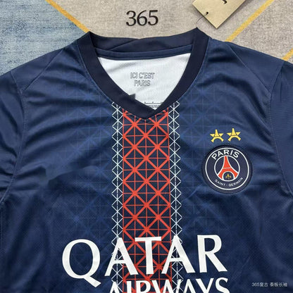 2025-26 Paris Two Star Home Back2back 26 champions S-4XL