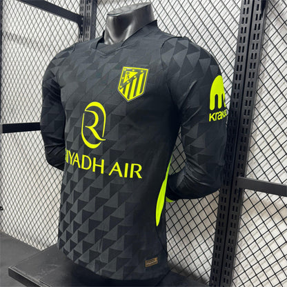 2026-27 Atletico Madrid Away Long Sleeved Player S-3XL