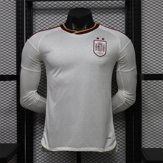 2026 Spain Away Long Sleeve Two Star Player S-2XL