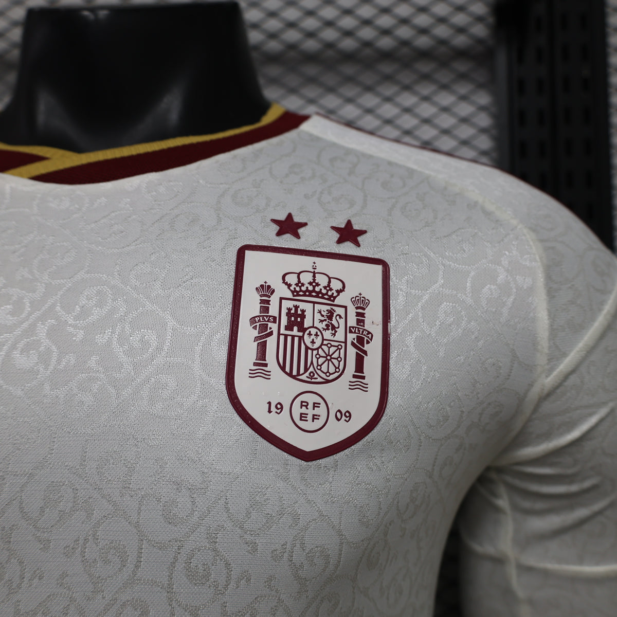 2026 Spain Away 2 stars chest badge Long Sleeve Player S-3XL