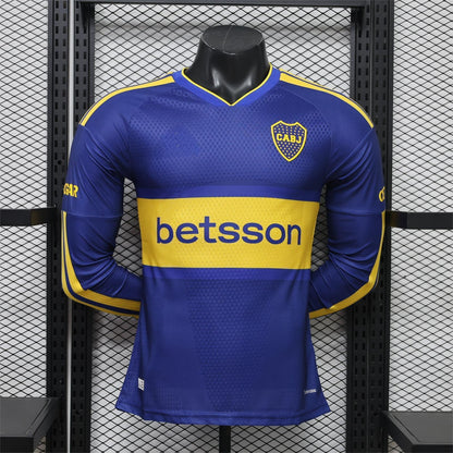 2026-27 Boca Juniors Home Long Sleeve Player S-4XL