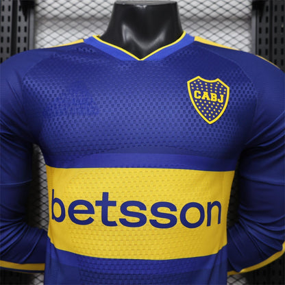 2026-27 Boca Juniors Home Long Sleeve Player S-4XL