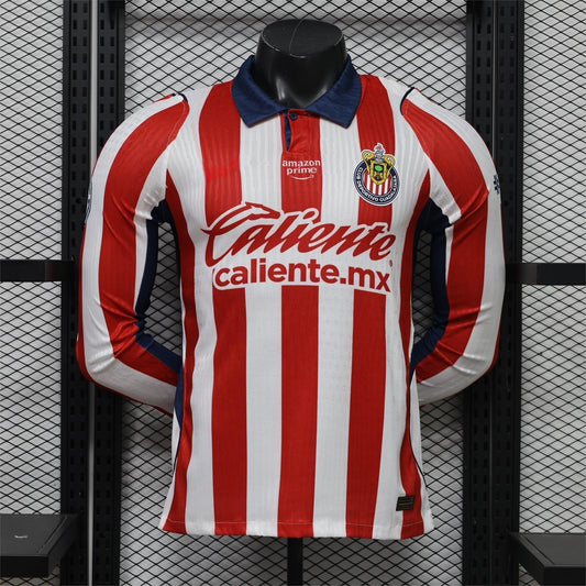 2026-27 Chivas Home Long Sleeve Player S-3XL