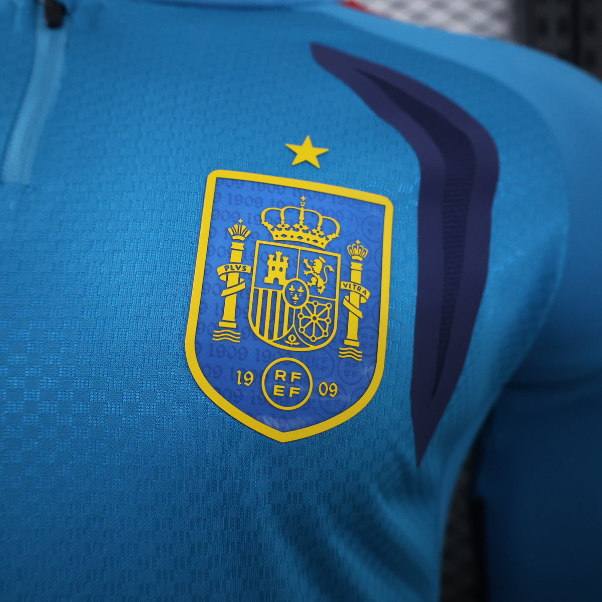 2026 Spain Light Blue Training Long Sleeve Player S-3XL