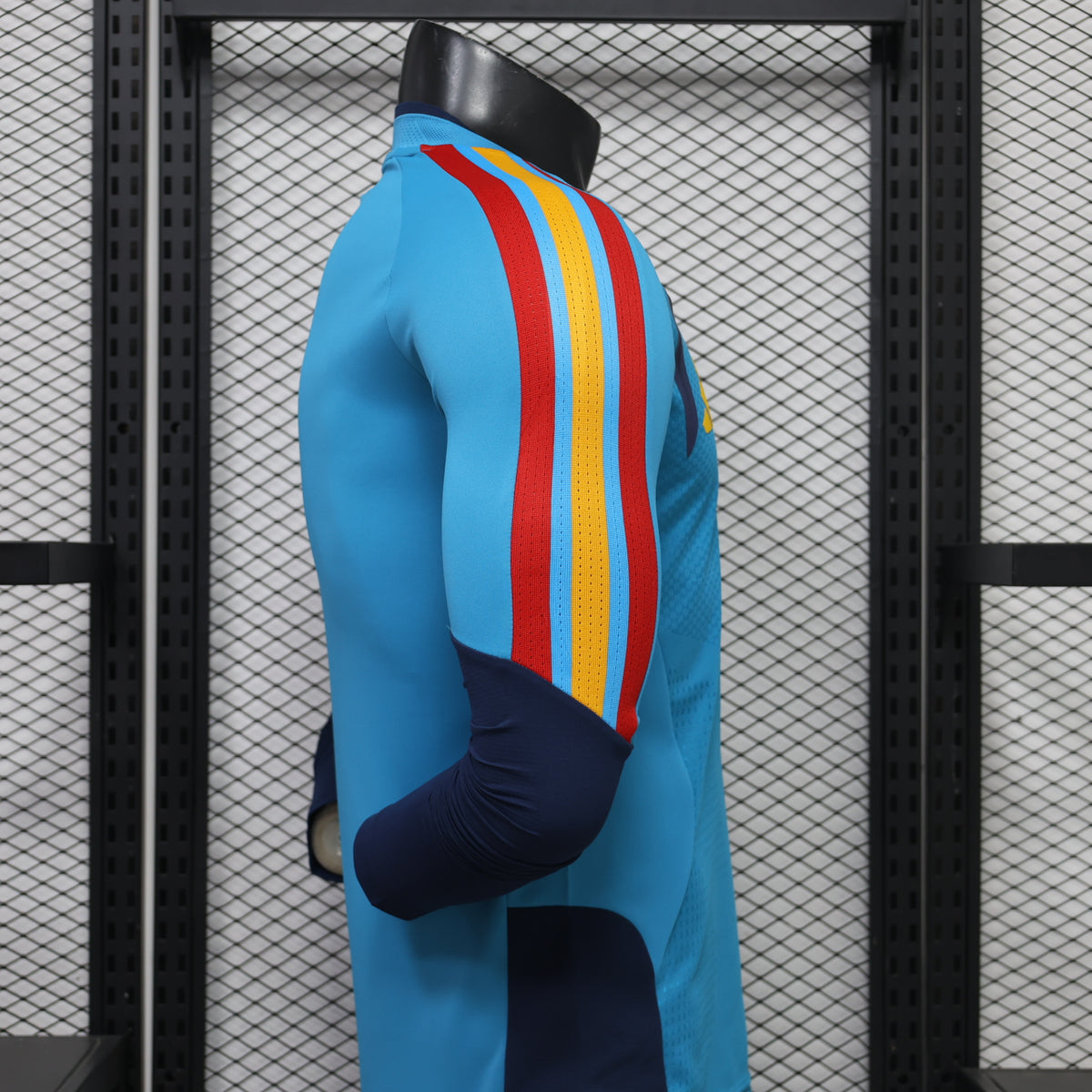 2026 Spain Light Blue Training Long Sleeve Player S-3XL