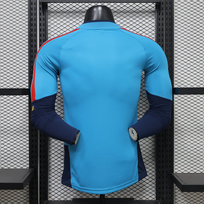 2026 Spain Light Blue Training Long Sleeve Player S-3XL