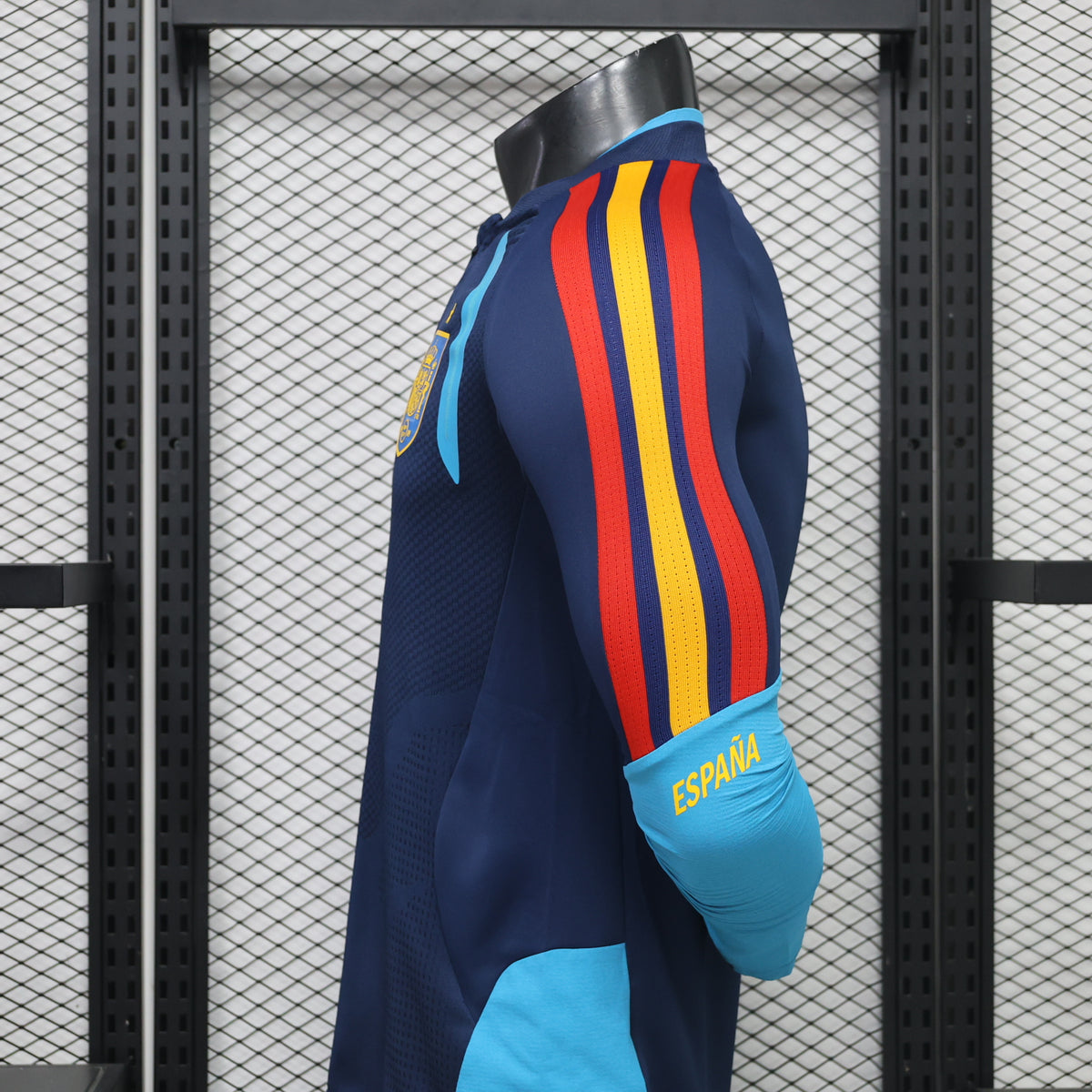 2026 Spain Dark Blue Training Long Sleeve Player S-3XL