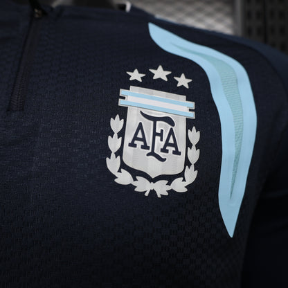 2026 Argentina Navy Blue Training Long Sleeve Player S-3XL