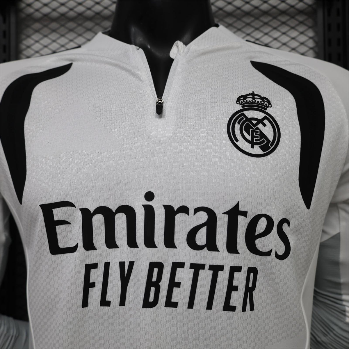 2026-27 Real Madrid White Training Long Sleeve Player S-3XL