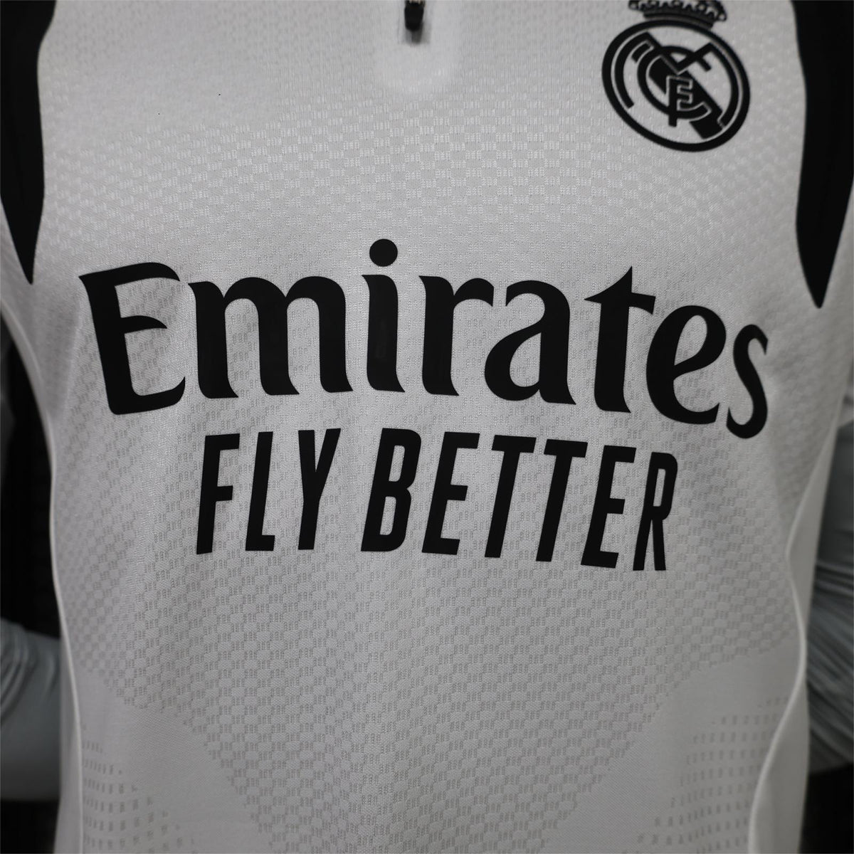 2026-27 Real Madrid White Training Long Sleeve Player S-3XL