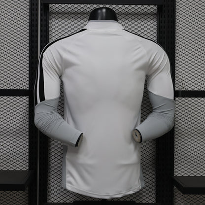 2026-27 Real Madrid White Training Long Sleeve Player S-3XL