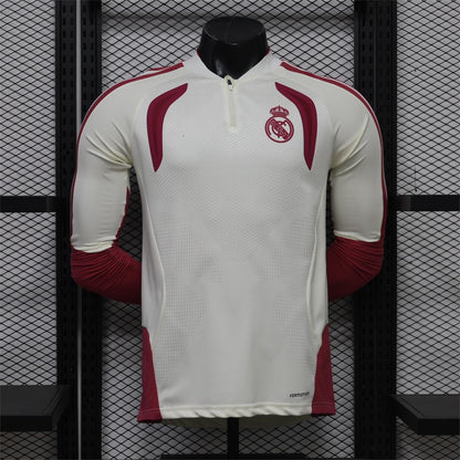2026-27 Real Madrid Training Red Long Sleeve Player S-3XL