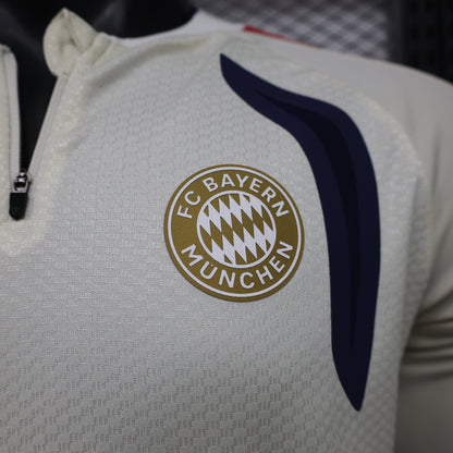 2026-27 Bayern White Long Sleeve Player S-3XL