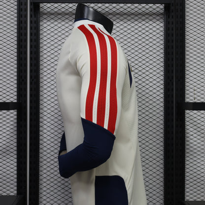 2026-27 Bayern White Long Sleeve Player S-3XL