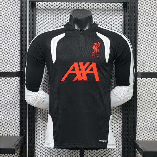 2026-27 Liverpool Black Training Long Sleeve Player S-3XL
