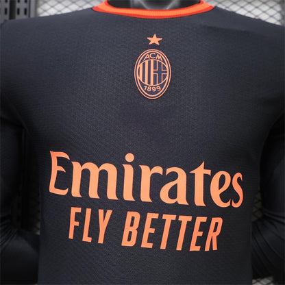 2026-27 AC Milan Second Away Long Sleeve Player S-3XL