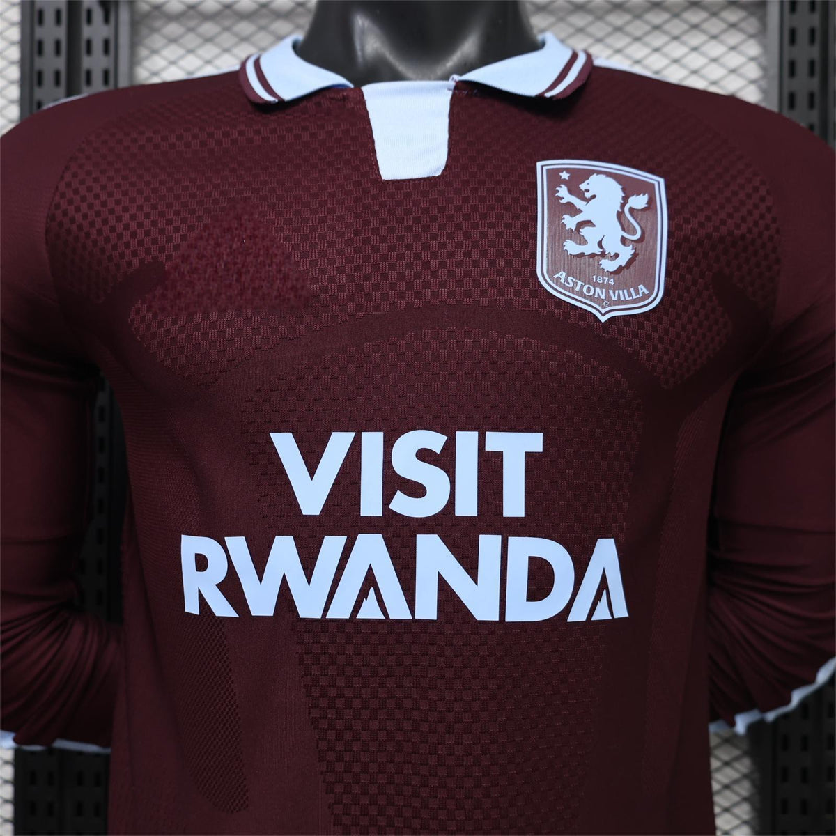 2026-27 Aston Villa Home with Sponsor Long Sleeve Player S-2XL