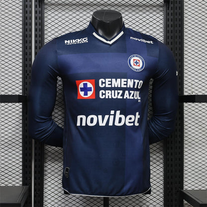 2026-27 Cruz Azul Second Away Long Sleeve Player S-4XL