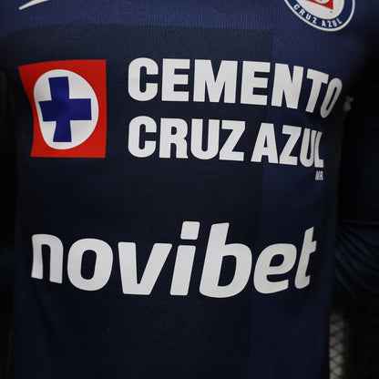 2026-27 Cruz Azul Second Away Long Sleeve Player S-4XL
