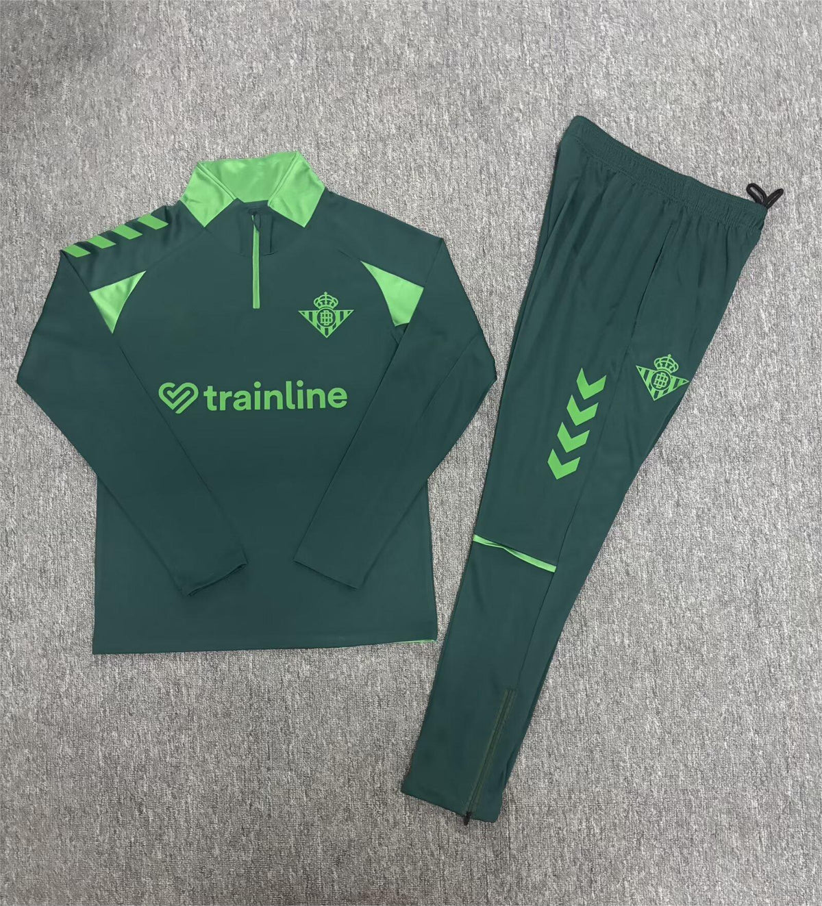2026-27 Real Betis Half Zip Training Suit Adults Or Children