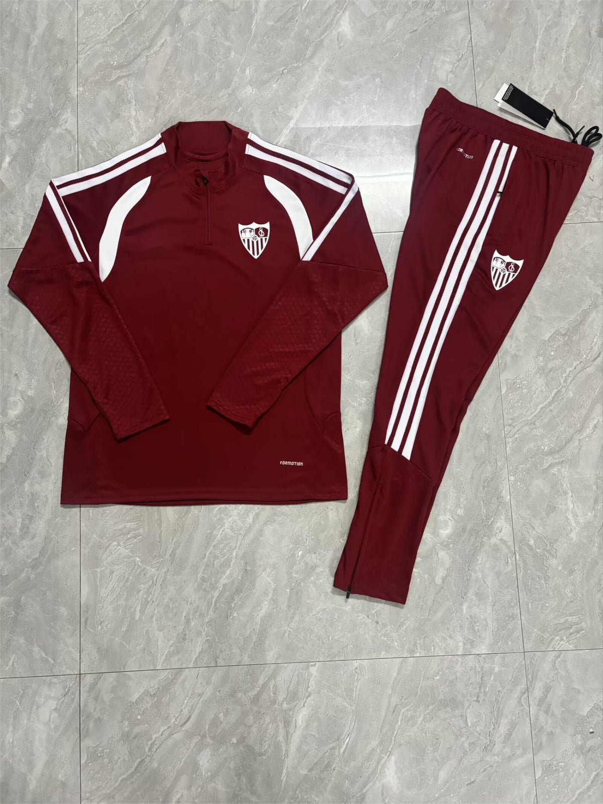 2026-27 Sevilla Half Zip Training Suit Adults Or Children