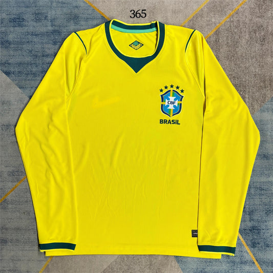 2026 Brazil Home Long Sleeve S-4XL