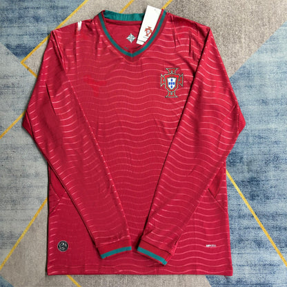 2026 Portugal Home Long Sleeve S-4XL