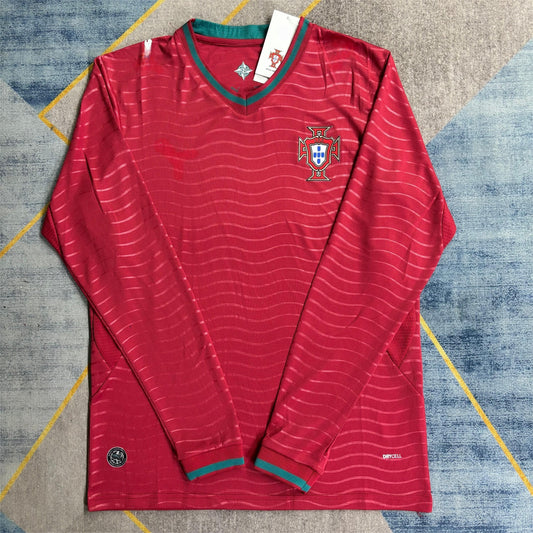 2026 Portugal Home Long Sleeve S-4XL