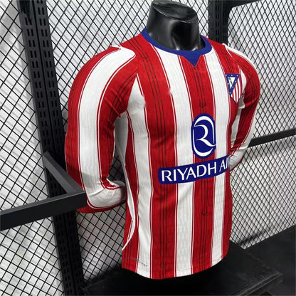 2026-27 Atletico Madrid Home Long Sleeve player S-3XL