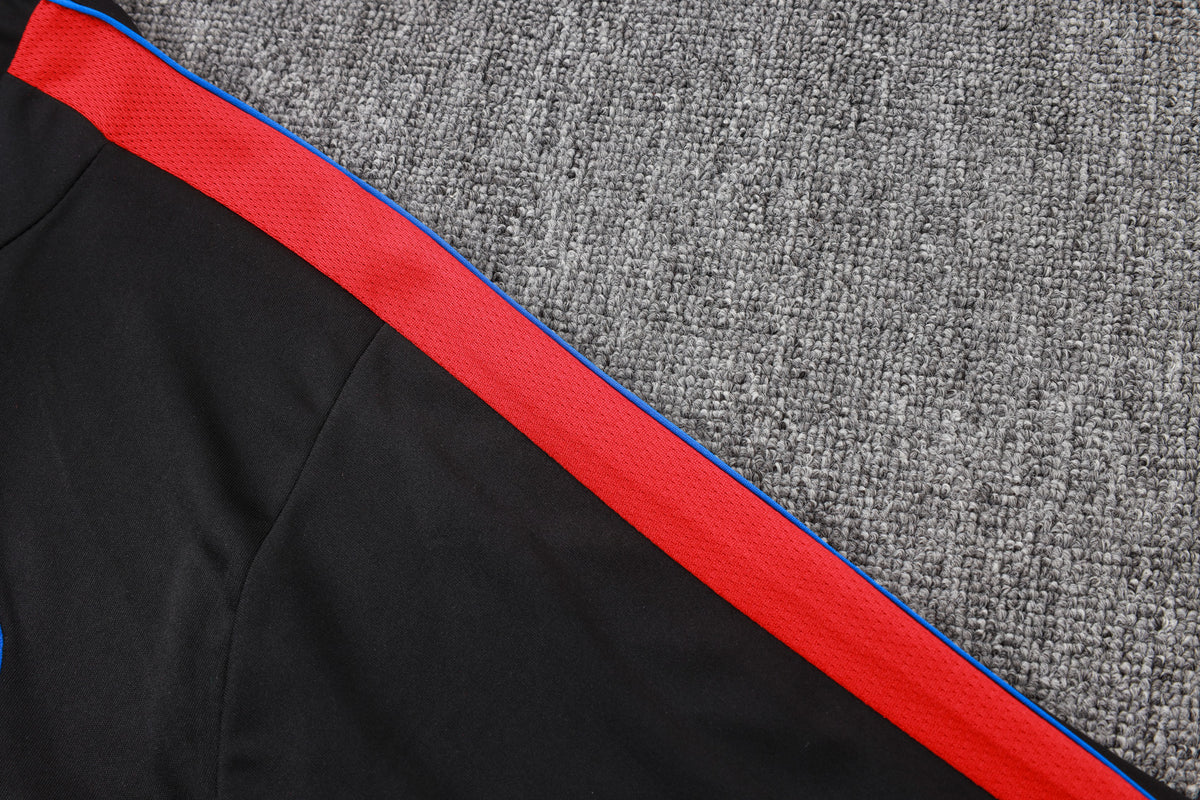 2026-27 Paris Black Half Zip Training Suit Adults Or Children
