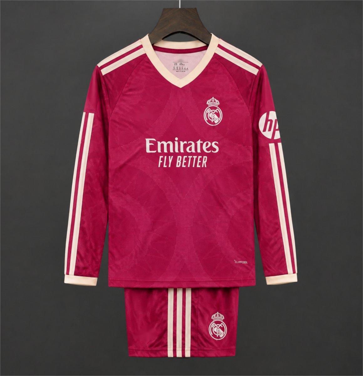 2026-27 Real Madrid Third Away Long Sleeve Kids Size 16-28