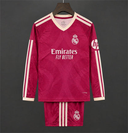 2026-27 Real Madrid Third Away Long Sleeve Kids Size 16-28