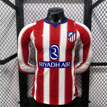2026-27 Atletico Madrid Home Long Sleeve player S-3XL