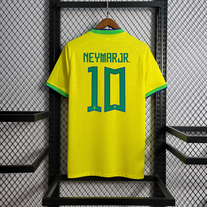 2022-23 Brazil Home National Team World Cup Size S-2XL