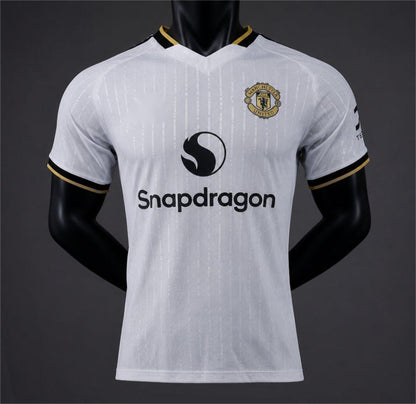 2026-27 Manchester United Away White with Gold Trim player S-3XL