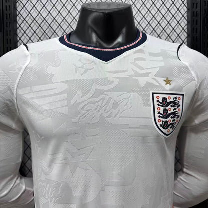 2026 England Home Long Sleeve Player S-2XL