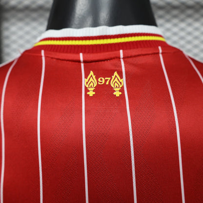 2026-27 Liverpool Home Red With White Pinstripe Player S-3XL