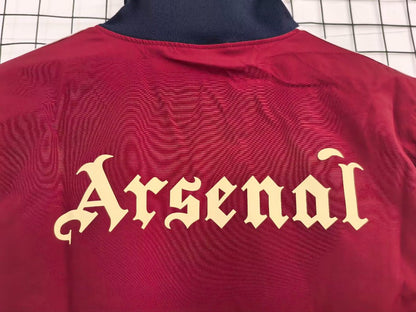 2026-27 Arsenal Track Jacket Burgundy Black Full Zipper Windbreaker S-2XL