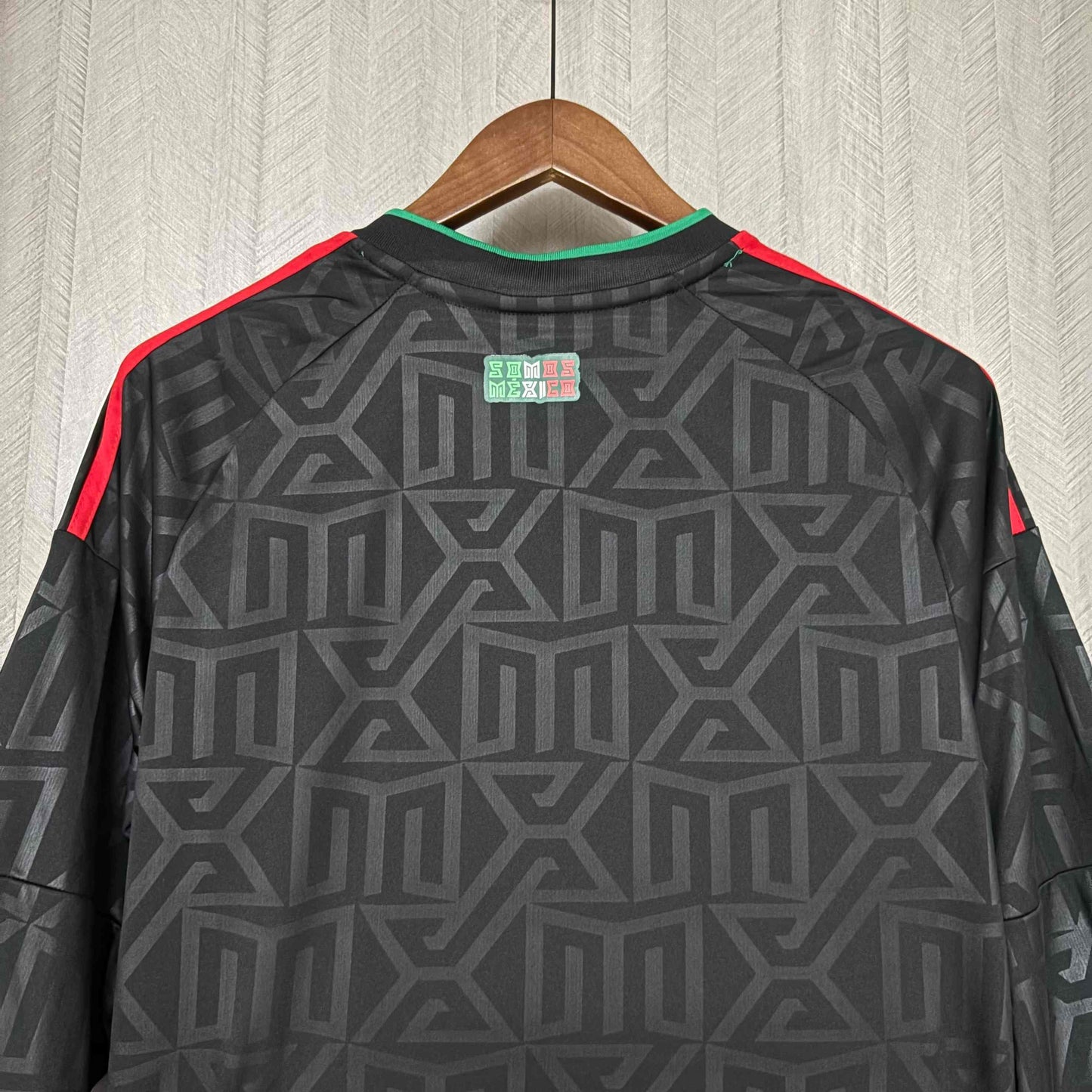 2026 México Negro Manga Larga S-XXXXL